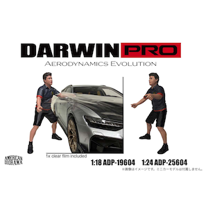 American Diorama�b1/18 DarwinPro �~ Teckwrap Figure - 4�@���N���A�t�B�����p�[�c�t���yADP-19604�z�bADP-19604 �ް�����ۂ�ï�ׯ�� ̨�ޭ�4