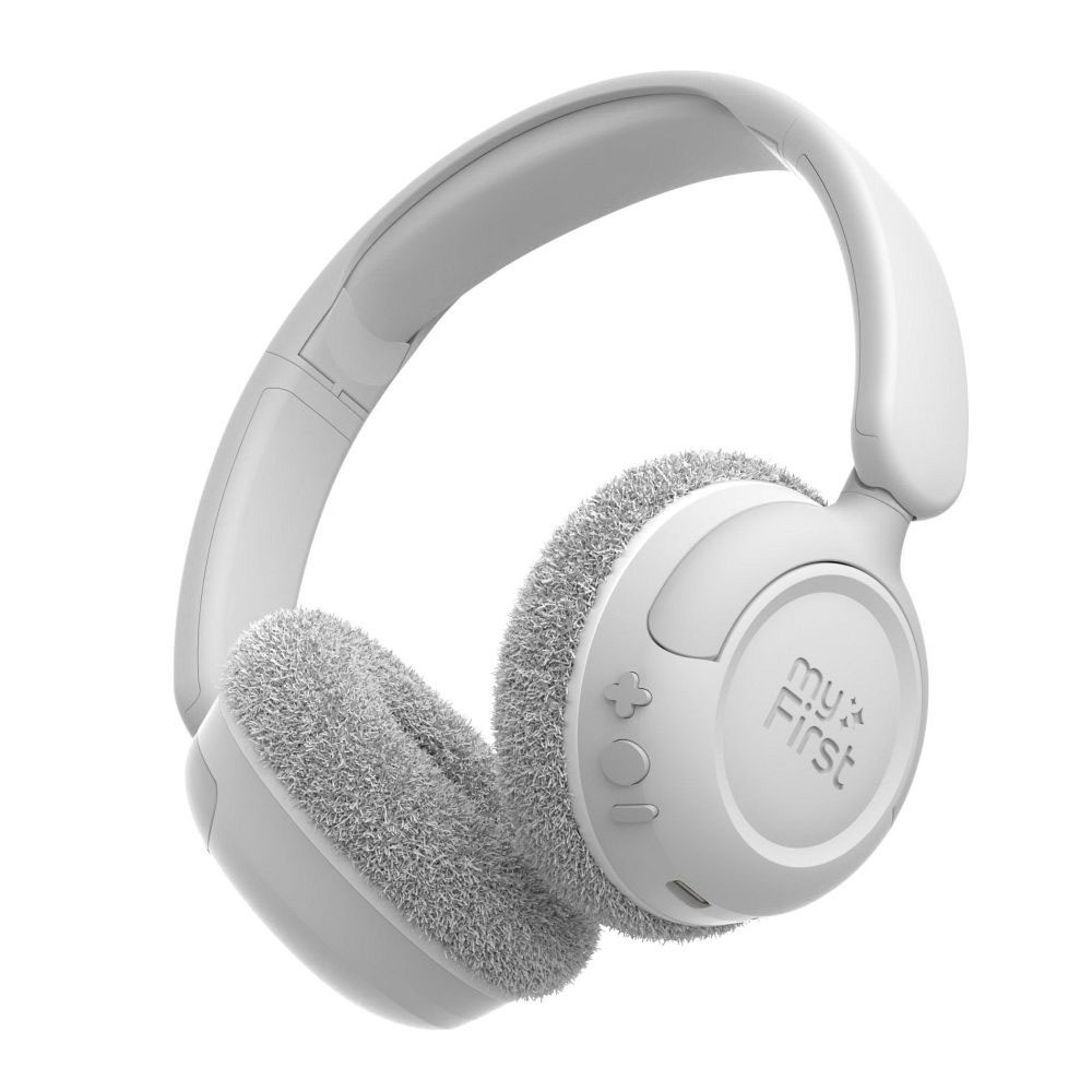 Bluetooth対応 キッズ用ワイヤレスヘッドホン（ミストホワイト