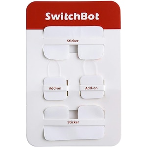 SwitchBot�bSwitchBot �{�b�g�p���i 3M���ʃe�[�v-4������bSWITCHBOT-ADDON