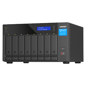 QNAP�b�L���[�i�b�v�b�C���e�� Core i5�v���Z�b�T�[���� USB 3.2 Gen 2 ZFS�x�[�X QuTS hero OS�̗p 8�x�C�^���[�^NAS�bTVS-H874