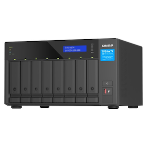 QNAP｜キューナップ｜仮想化アプリケーション用マルチスレッドプロセッサ搭載 8ベイタワー型NAS｜TVS-H874X-I9-64G