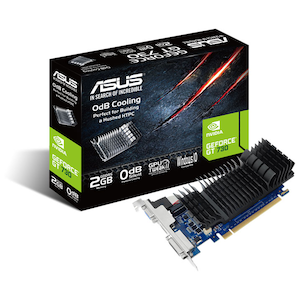 ASUS｜エイスース｜ASUS GeForce GT 730 2GB GDDR5 / PCI Express 2.0 グラフィックスボード｜GT730-SL-2GD5-BRK