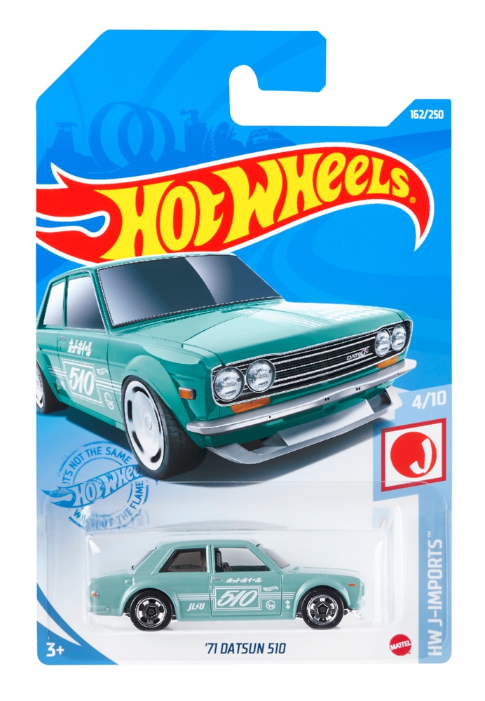 ホットウィール '71 ダッツン 510 ワゴン スムースグリル仕様 C/C HOT WHEELS 2016 JAPAN HISTORICS 1 '71 DATSUN 510 WAGON ADVAN