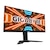 GIGABYTE｜ギガバイト｜ゲーミング液晶ディスプレイ(34型/IPS/UWQHD 3440×1440/144Hz/1ms/HDR400/HDMI2.0/DP1.4/VESA/PIP・PBP対応/3年保証)(ブラック)｜GIGABYTE M34WQ