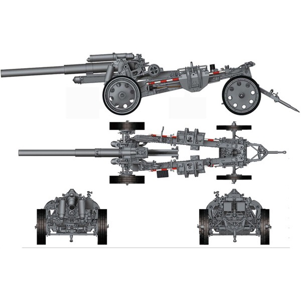 1/16 ドイツ 15cm s.F.H 18 重榴弾砲【61603】 | メリット