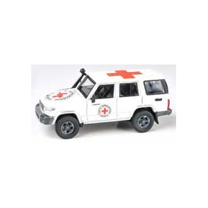 1/64 トヨタ ランドクルーザー LC76 2014 国際赤十字 LHD【PA-55318】