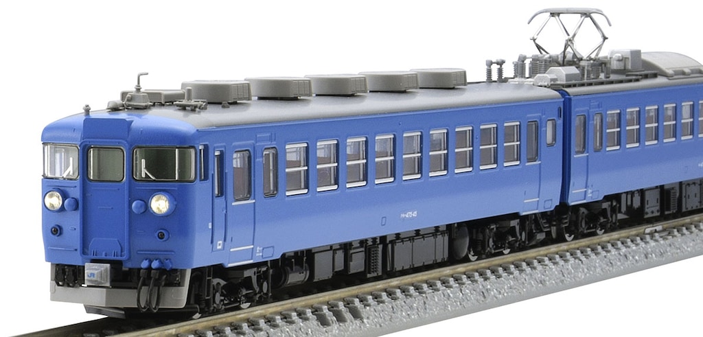 N) 98547 JR 475系電車（北陸本線・青色） 3両セット【在庫処分