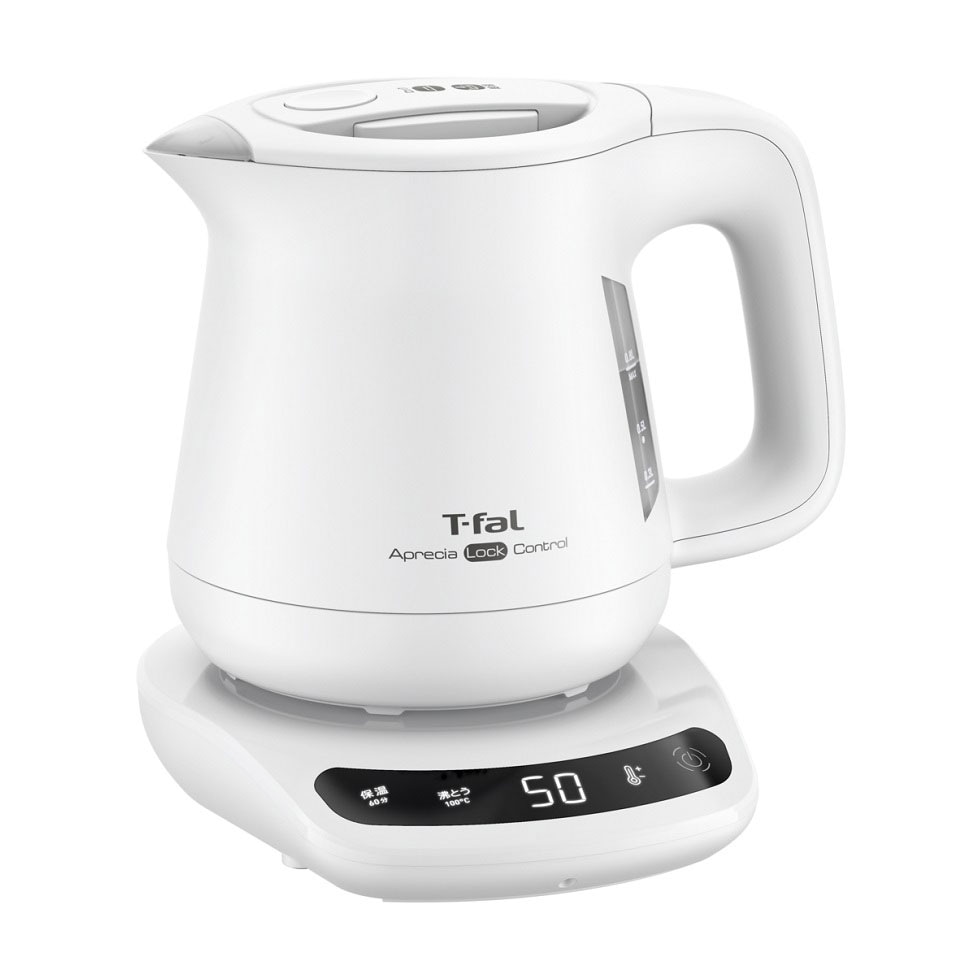 ティファール T-fal KO8401JP 電気ケトル 温度調整 ホワイト Amazon | ティファール 電気ケトル 0.8L 温度調節 8段階 転倒