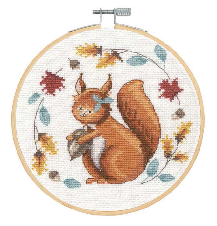 刺繍キット(直径18cm・Squirrel) | DMC | DMCBK1926 | Joshin