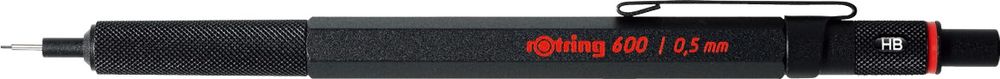 rOtring 600 メカニカルペンシル 0.5mm（シルバー） | ロットリング