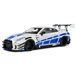 1/18 日産 GT-R (R35) LB WORKS ポール トリビュート 2024 (ホワイト/ブルー)【S1805816】