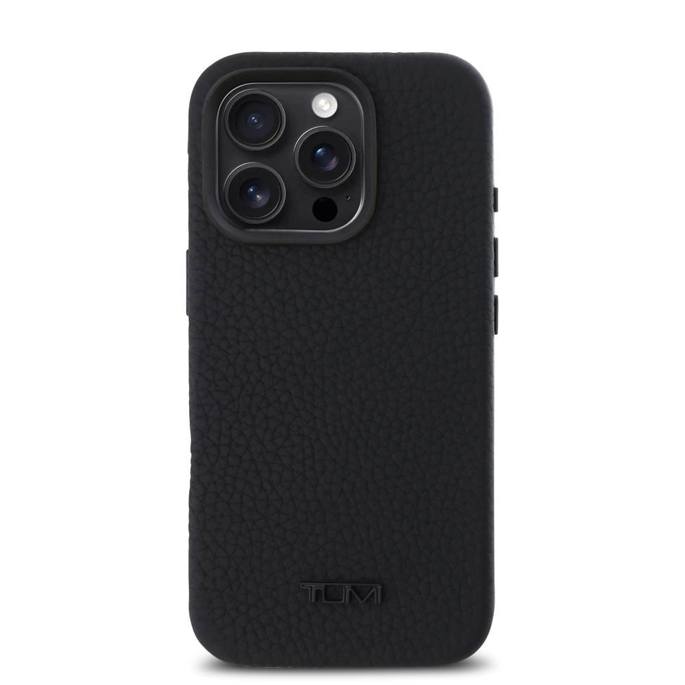 iPhone 16 Pro用 MagSafe対応 レザーケース（ブラック） | TUMI