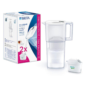 ブリタ｜ポット型浄水器　「リクエリ」　ろ過水容量：1.15L(全容量：2.2L)　有機フッ素化合物　PFAS/PFOA除去対応｜KBLQCW2M