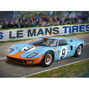 1/24 フォード GT40 ルマン1968（リミテッド エディション）【07696】