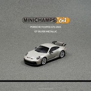 1/64 PORSCHE 911 GT3 (992) 2021 GT SILVER METALLIC【643061005】