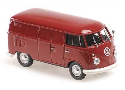 【限定2000台】ミニチャンプス 1/43 VW カステンワーゲン 1963 1/43 フォルクスワーゲン T1 カステンワーゲン 1963 ダークレッド