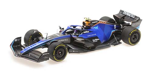 ミニカー　1/18 ウィリアムズ レーシング FW44 ニコラス・ラティフィ マイアミGP 2022 [117220506] 1/18 ウィリアムズ レーシング FW44 ニコラス・ラティフィ
