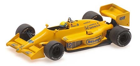 ミニカー　1/43 ロータス ホンダ 99T アイルトン・セナ モナコGP 1987 モナコGP初優勝 ウェザリング仕様 「MINICHAMPS」 [540873392] 1/43 ロータス ホンダ 99T アイルトン・セナ モナコGP 1987