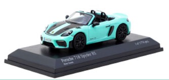 1/64 COLLAB64 Minichamps × Tarmac Works Porsche 718 Spyder