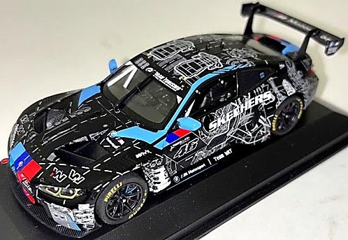 ハッピー　BMWWTCCE461/18 ミニカー43号車 マキシチャンプス 1/43 BMW M3 (E46) クーペ 2001 イエロー