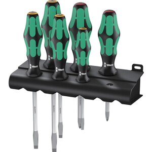 Wera�b334SK/6 �h���C�o�[�Z�b�g(���b�N�t)�b7680