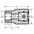 STAHLWILLE�b(3/8SQ)�w�N�X���[�u�\�P�b�g�iE8�j�b45TX-E8