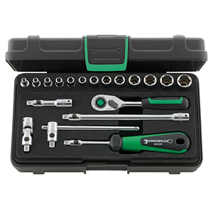 STAHLWILLE�b(1/4�hSQ) �\�P�b�g�����`�Z�b�g 19�_ (96011180)�b40/13/6QRKN