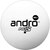 andro�i�A���h���j�b�싅�{�[�� 40mm 3�X�^�[���K���i�z���C�g�j6�_�[�X����bAND-162230