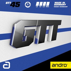 andro�i�A���h���j�b�싅���o�[ GTT 45�i�W�[�e�B�[�e�B�[45�j�e���V�����n���\�t�g�i���E�T�C�Y�F1.6mm�j�y���`�����ҁz�bAND-112277-BK-1.6