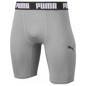 プーマ｜メンズ コンプレッション ショートタイツ（シルバー・サイズ：XXL）｜PAJ-656333-13-XXL