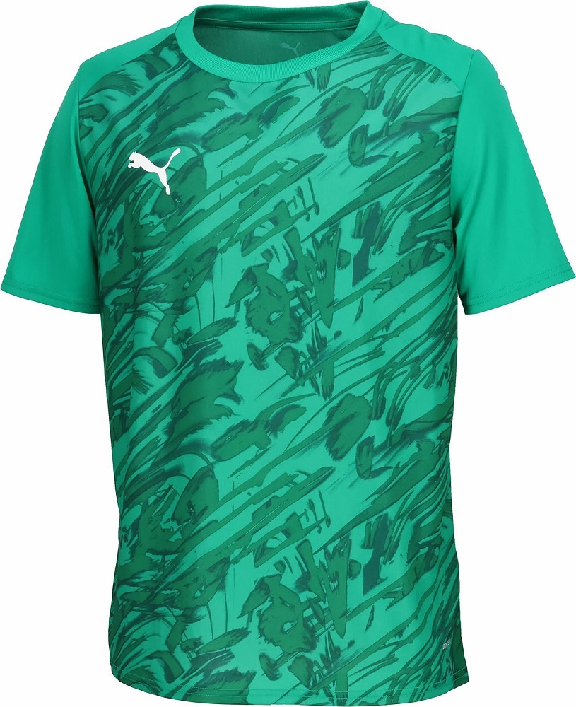 TEAMFINAL グラフィック ゲームシャツ（Sport Green-PUMA White-Power