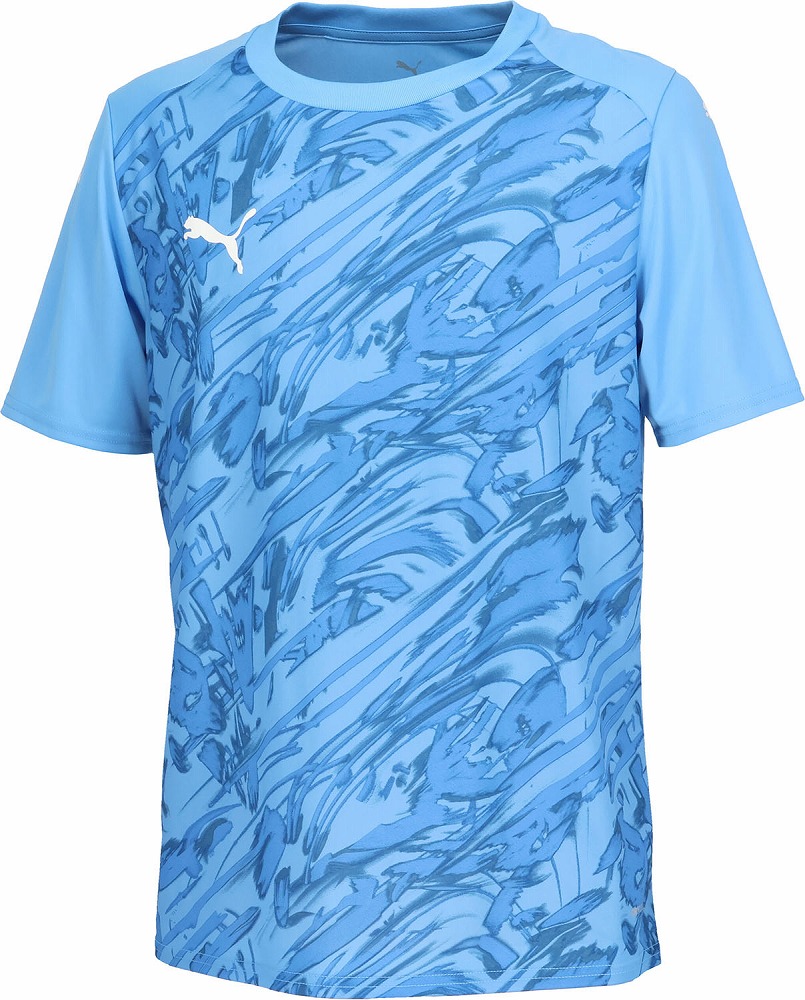 TEAMFINAL グラフィック ゲームシャツ（Team Light Blue-PUMA White