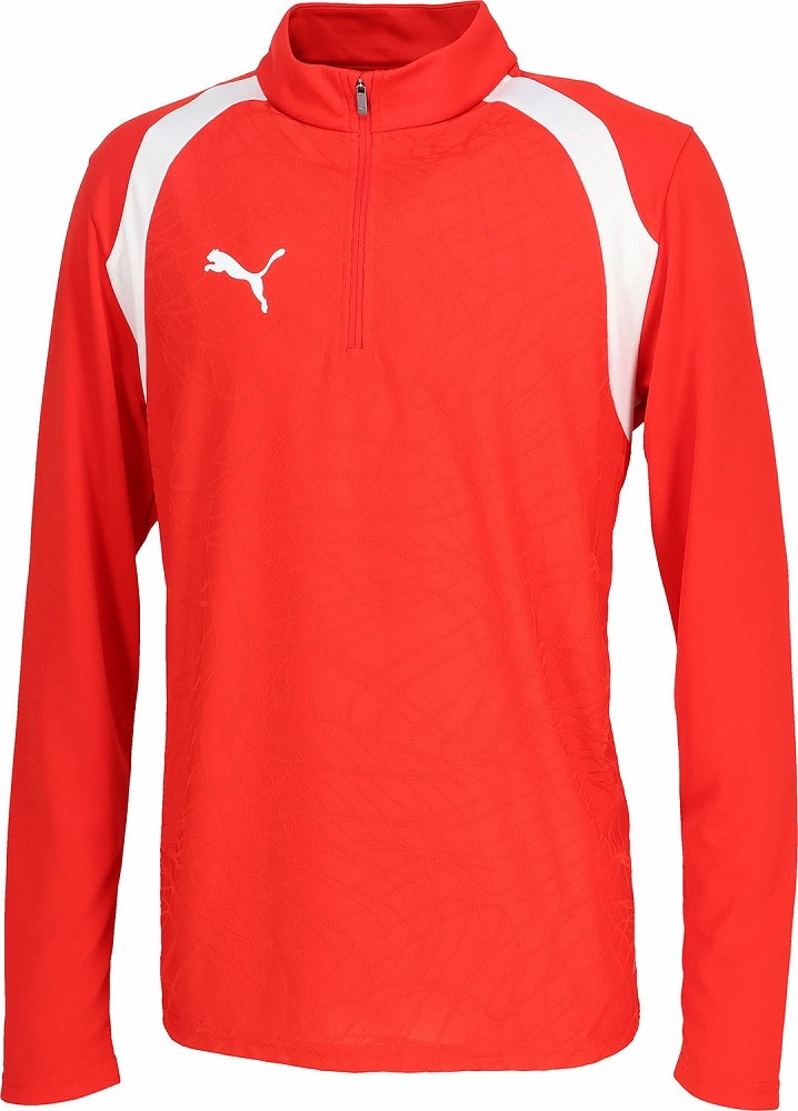 TEAMFINAL TR 1/4 ジップトップ（PUMA Red-PUMA White-PUMA White