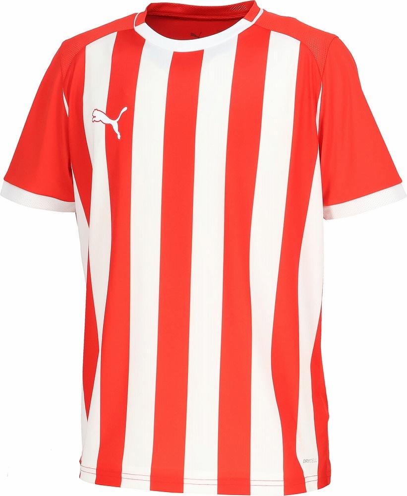 TEAMLIGA26 ストライプ ゲームシャツ（PUMA Red-PUMA Red-PUMA White