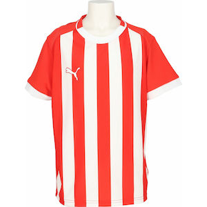 �v�[�}�bTEAMLIGA �X�g���C�v �Q�[���V���c JR�iPUMA Red-PUMA Red-PUMA White�E�T�C�Y�F160�j�bPJ-707345-01-160