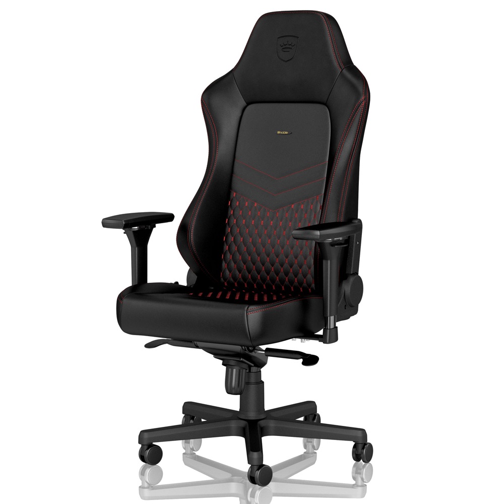 ゲーミングチェア HERO Real Leather(レッド) | noblechairs