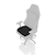noblechairs�b�������[�t�H�[�� �V�[�g�p�b�h�Z�b�g(�u���b�N)�bNBL-MSP-BF23