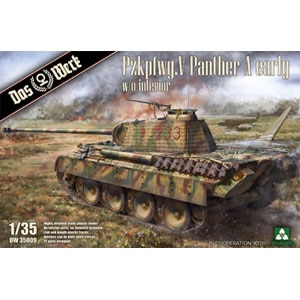 1/35 ドイツ V号戦車 パンターA型 前期型 (インテリア＆ツィンメリット無し) 【USCDW35009】