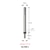 ���h�b�A���J�[�{���g�p�s�g�� 18�~200mm�b508-2