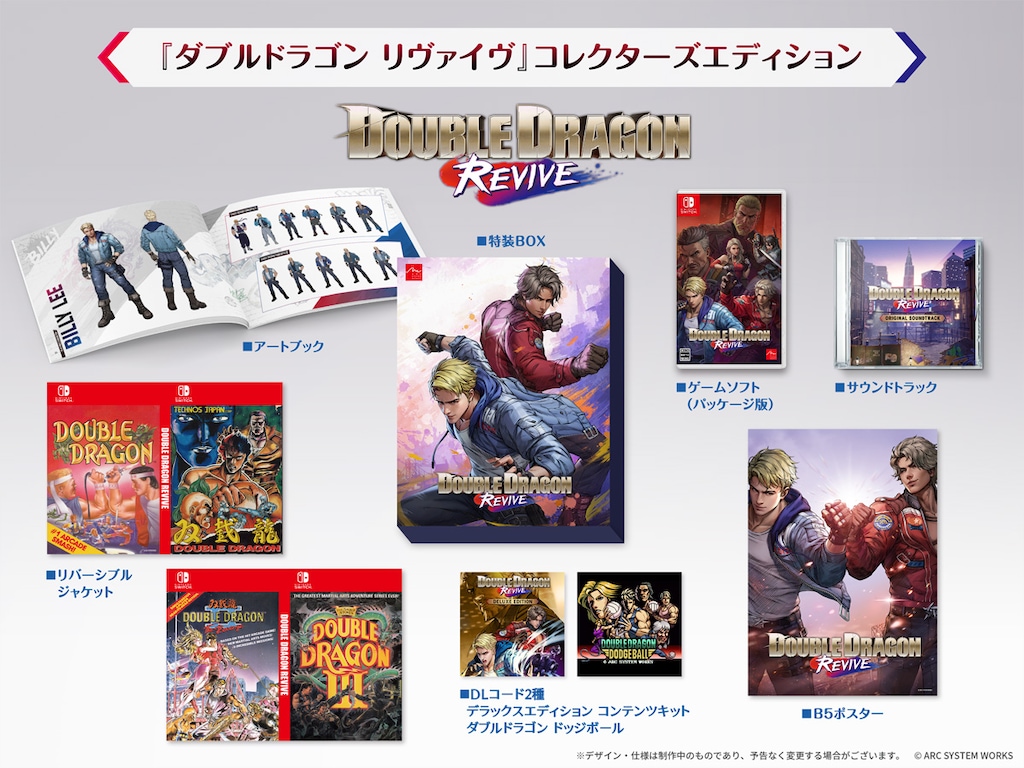 ダブルドラゴン 封入特典付】【Switch】ダブルドラゴン リヴァイヴ コレクターズ