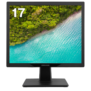グリーンハウス｜GREEN HOUSE｜液晶ディスプレイ(17型/TN/SXGA 1280×1024/14ms/HDMI/D-Sub/VESA/5年保証)(ブラック)｜GH-LCS17D-BK