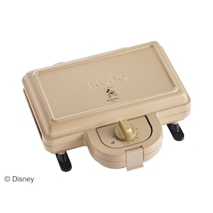 ブルーノ｜DISNEY ホットサンドメーカー ダブル　ベージュ｜BOE136-BE