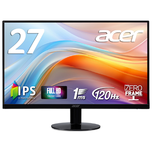 ゲーミング液晶ディスプレイ(27型/IPS/FullHD 1920×1080/120Hz/1ms 