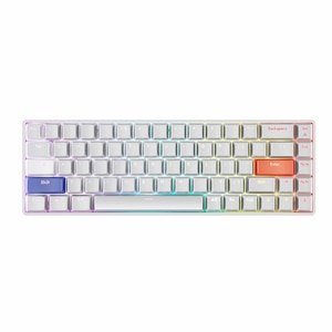 DrunkDeer｜G65 White (ABS Keycaps)有線 ゲーミングキーボード 英語配列 68 キー｜G65-W0A01