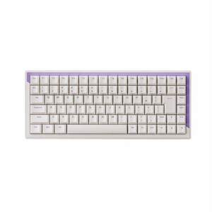 DrunkDeer｜有線 ゲーミングキーボード 日本語配列 86キー DrunkDeer G75 JP Purple（ホワイト/パープル）｜G75-W0P03-JP