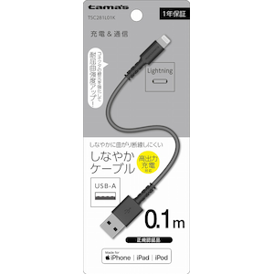 �����d�q�bLightning �P�[�u�� 0.1m�i�u���b�N�j�bTSC281L01K