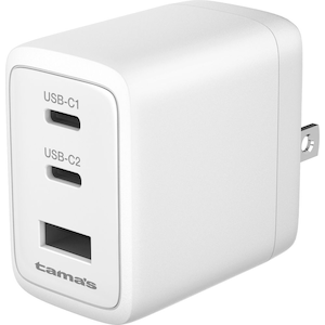 �����d�q�bPD45W �R���Z���g�`���[�W���[ USB C�~2+A�i�z���C�g�j�yJoshin�I���W�i�����f���z�bJSAP-Y164UC2W