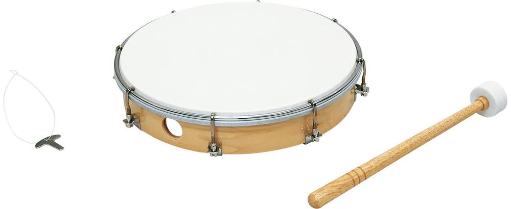 TOEI LIGHT(トーエイライト) 体操用太鼓TL25 T-1544 (約) 体操用太鼓 直径約30cm スティック付 表現運動 指導用 太鼓 体育