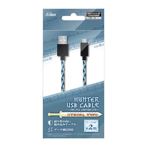 �A�N���X�b�yPS4�zPS4�R���g���[���[�p HUNTER USB�P�[�u���i2m�j �A�C�X�u���[�bSASP-0519 ��������� �����ٰ
