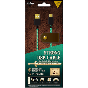 �A�N���X�bSwitch/SwitchLite�p STRONG USB�P�[�u���i2���j�bSASP0673